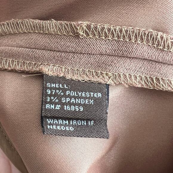 J. McLaughlin Jodhpur Riding Pants Womens 12 Tan Camel Suede Mid Rise Equestrian - Picture 7 of 7